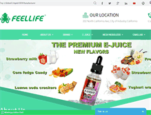 Tablet Screenshot of feellife.net