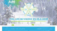 Desktop Screenshot of feellife.rs